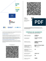Attestation Vaccination Covid