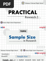 PR2 Sample-Size