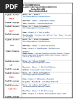 Class - Syllabus Months Wise 9 To 12?