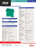 PP5024 Orbis Conventional Galvanic Barrier Datasheet