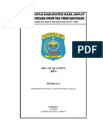 Bill of Quantity (HPS) : Pekerjaan