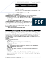 Simple Complex Compound