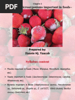 Chapter 2 - Groups of Microorganisms Important in Foods