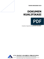 Dokumen Kualifikasi Normalisasi Sungai Desa Wonorejo Kec. Kusan Hulu