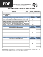 Instrumento Evaluación Exposiciones Uneg (Postgrado)