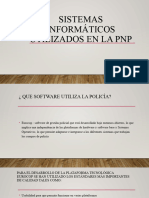 Sistemas Informáticos Utilizados en La PNP