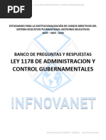 Banco de Preguntas y Respuestas LEY 1178 - Curso