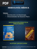 1.0 - Introducción A La Semiologia - Generalidades Del Examen Físico