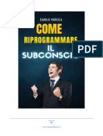 Ebook Riprogrammare Il Subconscio