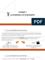 Tema 1. La Empresa y El Empresario