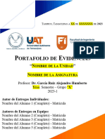 Formato de Portafolio de Evidencias