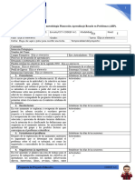 Formato Editable para Planeación Aprendizaje Basado en Problemas