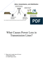 Transmission Line - Losses & VD