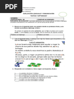 Evaluación Hiatos y Diptongos