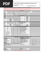 Ficha de Start Up - Modelo - SP Serviços