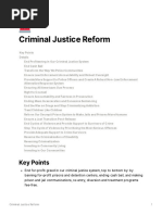 Criminal Justice Reform