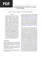 FEDformer - Frequency Enhanced Decomposed Transformer For Long-Term Series Forecasting