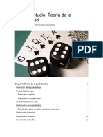 Guía de Estudio. Teoría de La Probabilidad: Profesor Ricardo Montoya González