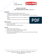 Manual de Uso de Dobrador Manual PEM