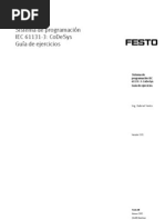 Sistema de Programación IEC 61131-3 - CoDeSys - Guia de Ejercicios