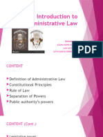 Introduction To Administrative Law (24 February 2020)