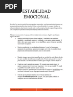 Estabilidad Emocional