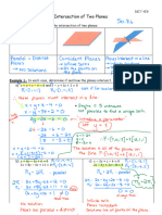 3.8 - Intersection of Planes Solutions