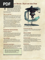 Warlock Pact Boon - Pact of The Pipe - The Homebrewery