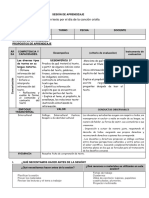 Sesión de Aprendizaje Comunicacion Cancion Criolla