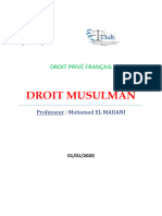 Droit Musulman 2021-Converti