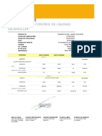 Certificado de Calidad Sikadur 32 GEL X 5 Kg. Lote 316363