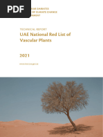 UAE National Red List Plants Report