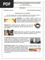 5ºano - Ciências - Ativ 20