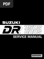 Suzuki DR 750 S - DR 800 S - Repair Manual - 1988-1997 - #2633