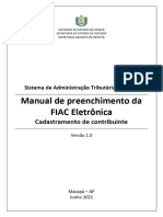 Manual de Cadastramento Da Fiac