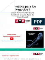 S03.s2 - Continuidad de Una Función en Un Punto. Tipos de Discontinuidad