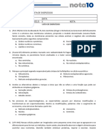 LISTA - Biologia FGB CICLO 5 (Carlos) 1 SÉRIE