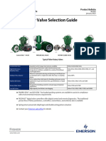 Product Bulletin Fisher Rotary Valve Selection Guide en 135280