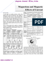 Magnetism and Magnetic Effect of Current