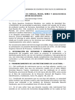 Contestación A La Demanda de Divorcio - Falta de Armonia en El Hogar