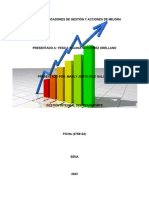 Indicadores de Gestión y Acciones de Mejora