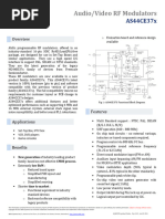 AS44CE37x - RF Modulator IC