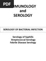 Serology of Bacteria, Viruses and Parasites