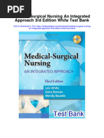 Medical Surgical Nursing An Integrated Approach 3rd Edition White Test Bank