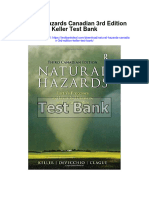 Natural Hazards Canadian 3rd Edition Keller Test Bank