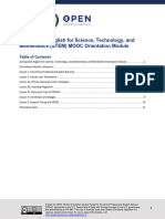 Q2 2023 Spring STEM MOOC Orientation Module Downloadable Packet