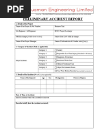 Preliminary Incident Report - Tel