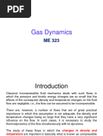 Gas Dynamics Intro Isentropic Flow Shock Waves