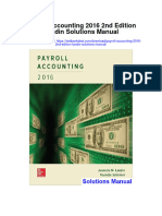 Payroll Accounting 2016 2nd Edition Landin Solutions Manual