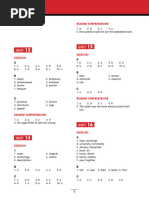 Level (1B) Vocabulary Lessons Answer Key